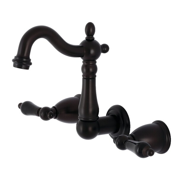 KS1225PKL Duchess 2-Handle Wall Mount Bathroom Faucet, Oil Rubbed Brnz